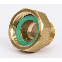 DANFOSS 003H6904 — Комплект резьбовых фитингов, наружняя резьба R1, PN25 для клапана DN25 (G11/4), Латунь CW617N, 2 шт. 003H6904
