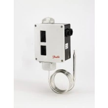 DANFOSS 017-509966 — Реле температуры RT 14 для тяжелых условий эксплуатации, IP 66, T окружающей среды -50...70 °C, диапазон настройки уставки -5...30 °C 017-509966
