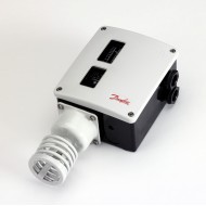 DANFOSS 017-511866 — Реле температуры RT 34 для тяжелых условий эксплуатации, IP 66, T окружающей среды -50...70 °C, диапазон настройки уставки -25...15 °C 017-511866