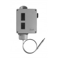 DANFOSS 017-513566 — Реле температуры RT для тяжелых условий эксплуатации, IP 66, T окружающей среды -50...70 °C, диапазон настройки уставки 70...150 °C 017-513566