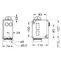 DANFOSS 017-519166 — Реле давления RT112 для тяжелых условий эксплуатации, диапазон настройки уставки 0,1-1,1 бар, дифференциал 0,07-0,16 бар, присоединение G 3/8 017-519166 DANFOSS 017-519166 — Реле давления RT112 для тяжелых условий эксплуатации, диапазон настройки уставки 0,1-1,1 бар, дифференциал 0,07-0,16 бар, присоединение G 3/8 017-519166