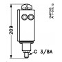 DANFOSS 017-523766 — Реле давления RT для тяжелых условий эксплуатации, диапазон настройки уставки 0,2-6 бар, дифференциал 0,25-1,2 бар, присоединение G 3/8 017-523766 DANFOSS 017-523766 — Реле давления RT для тяжелых условий эксплуатации, диапазон настройки уставки 0,2-6 бар, дифференциал 0,25-1,2 бар, присоединение G 3/8 017-523766