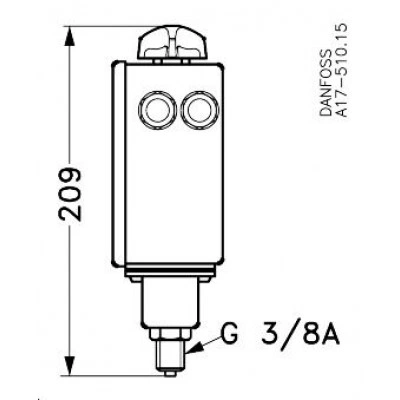 DANFOSS 017-523966 — Реле давления RT200 для тяжелых условий эксплуатации, диапазон настройки уставки 0,2-6 бар, дифференциал 0,25 бар, присоединение G 3/8 017-523966 DANFOSS 017-523966 — Реле давления RT200 для тяжелых условий эксплуатации, диапазон настройки уставки 0,2-6 бар, дифференциал 0,25 бар, присоединение G 3/8 017-523966