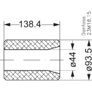 DANFOSS 023U1392 — Сменные сердечники-вставки 48-DM для разборных фильтров DCR Eliminator 023U1392