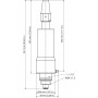 DANFOSS Пилотный клапан постоянного давления CVP-M ( 4 - 28 бар) 027B0921 DANFOSS Пилотный клапан постоянного давления CVP-M ( 4 - 28 бар) 027B0921
