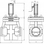 DANFOSS Клапан регулятор-давления ICM 125 (125 DIN), без привода 027H7150 DANFOSS Клапан регулятор-давления ICM 125 (125 DIN), без привода 027H7150