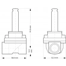 DANFOSS 032U5352 — Клапан электромагнитный EV250B, присоединение внутренняя резьба G 1/2", материал уплотнения EPDM, нормально открытый 032U5352