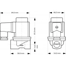 DANFOSS 032U538116 — Клапан электромагнитный EV251B, присоединение G 1/2", материал уплотнения NBR, нормально закрытый 032U538116
