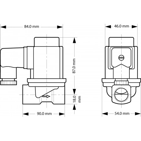 DANFOSS 032U538202 — Клапан электромагнитный EV251B, присоединение G 3/4 DANFOSS 032U538202 — Клапан электромагнитный EV251B, присоединение G 3/4