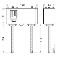 DANFOSS KP 15 Реле давления 060-125466