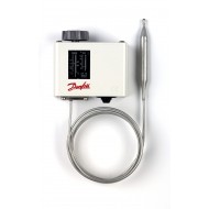 DANFOSS 060L112666 — Реле температуры (термостат) KP, IP 30/44, диапазон регулирования 50...100 °C, длина трубки 2 м 060L112666