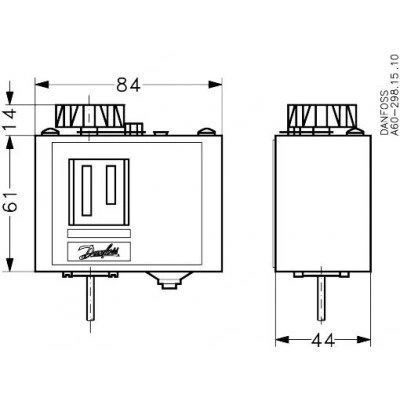 DANFOSS 060L121266 — Реле температуры (термостат) KP 75, IP 30, диапазон настройки уставки 0...40 °C 060L121266 DANFOSS 060L121266 — Реле температуры (термостат) KP 75, IP 30, диапазон настройки уставки 0...40 °C 060L121266
