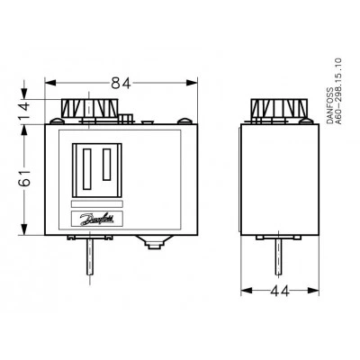 DANFOSS 060L121266 — Реле температуры (термостат) KP 75, IP 30, диапазон настройки уставки 0...40 °C 060L121266 DANFOSS 060L121266 — Реле температуры (термостат) KP 75, IP 30, диапазон настройки уставки 0...40 °C 060L121266