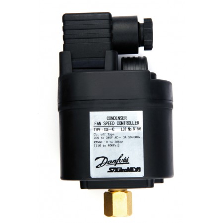 DANFOSS 061H3140 — Регулятор скорости вращения вентиляторов конденсатора XGE 4C, MWP 47 бар, хладагент R407C / R404A / R134a / R22, 10-25 бар 061H3140 DANFOSS 061H3140 — Регулятор скорости вращения вентиляторов конденсатора XGE 4C, MWP 47 бар, хладагент R407C / R404A / R134a / R22, 10-25 бар 061H3140
