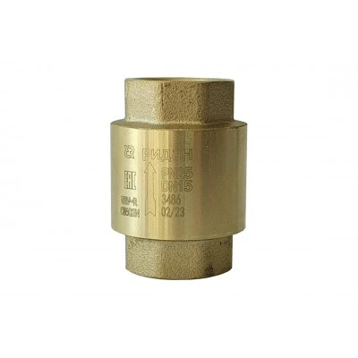 РИДАН NRV-R 065B8325R — Клапан обратный резьбовой PN25, DN20, Т -10 °C...+110 °C, материал корпуса — латунь CW602N 065B8325R