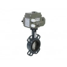 РИДАН 082X4557R — Затвор дисковый PN16, DN80, диск — чугун, с электроприводом 24В 082X4557R