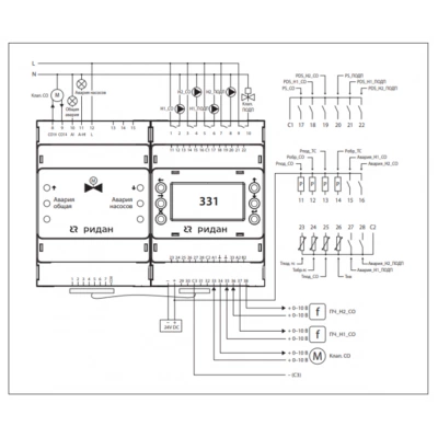 РИДАН 087H3805R — Контроллер ECL-3R 331 FC, напряжение питания 24V AC/DC 087H3805R РИДАН 087H3805R — Контроллер ECL-3R 331 FC, напряжение питания 24V AC/DC 087H3805R