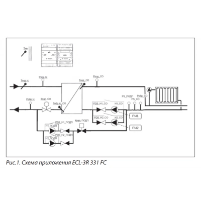РИДАН 087H3805R — Контроллер ECL-3R 331 FC, напряжение питания 24V AC/DC 087H3805R РИДАН 087H3805R — Контроллер ECL-3R 331 FC, напряжение питания 24V AC/DC 087H3805R