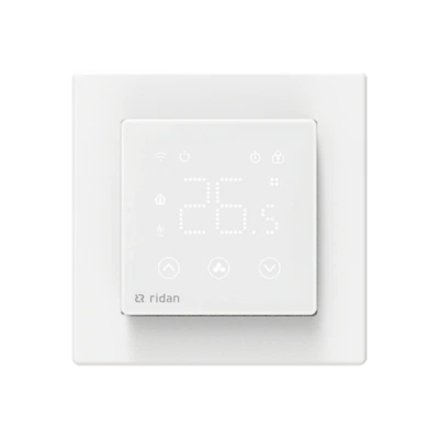 РИДАН 088L1141R — Электронный комнатный термостат RSmart-SW с Wi-Fi подключением 230V, белый 088L1141R