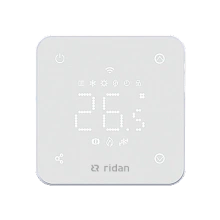 РИДАН 088L1142R — Электронный комнатный термостат RSmart-FW с Wi-Fi подключением 230V, белый 088L1142R