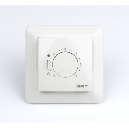DEVI DEVIreg 530 140F1030 — Электронный терморегулятор со встроенным корпусом, с датчиком пола 140F1030 DEVI DEVIreg 530 140F1030 — Электронный терморегулятор со встроенным корпусом, с датчиком пола 140F1030