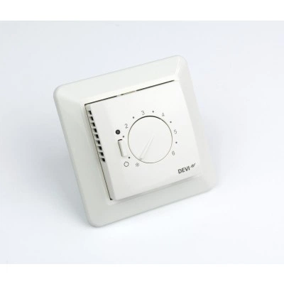 DEVI DEVIreg 530 140F1030 — Электронный терморегулятор со встроенным корпусом, с датчиком пола 140F1030 DEVI DEVIreg 530 140F1030 — Электронный терморегулятор со встроенным корпусом, с датчиком пола 140F1030