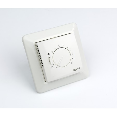 DEVI DEVIreg 530 140F1030 — Электронный терморегулятор со встроенным корпусом, с датчиком пола 140F1030 DEVI DEVIreg 530 140F1030 — Электронный терморегулятор со встроенным корпусом, с датчиком пола 140F1030