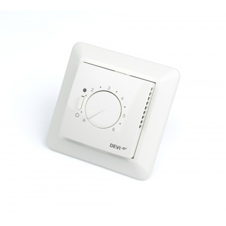 DEVI DEVIreg 530 140F1030 — Электронный терморегулятор со встроенным корпусом, с датчиком пола 140F1030 DEVI DEVIreg 530 140F1030 — Электронный терморегулятор со встроенным корпусом, с датчиком пола 140F1030