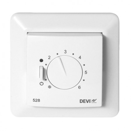 DEVI DEVIreg 530 140F1030 — Электронный терморегулятор со встроенным корпусом, с датчиком пола 140F1030 DEVI DEVIreg 530 140F1030 — Электронный терморегулятор со встроенным корпусом, с датчиком пола 140F1030