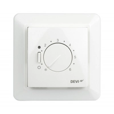 DEVI DEVIreg 530 140F1030 — Электронный терморегулятор со встроенным корпусом, с датчиком пола 140F1030 DEVI DEVIreg 530 140F1030 — Электронный терморегулятор со встроенным корпусом, с датчиком пола 140F1030