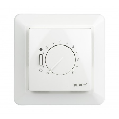 DEVI DEVIreg 530 140F1030 — Электронный терморегулятор со встроенным корпусом, с датчиком пола 140F1030 DEVI DEVIreg 530 140F1030 — Электронный терморегулятор со встроенным корпусом, с датчиком пола 140F1030