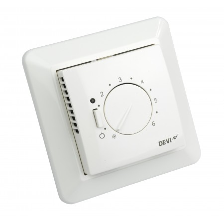 DEVI DEVIreg 530 140F1030 — Электронный терморегулятор со встроенным корпусом, с датчиком пола 140F1030 DEVI DEVIreg 530 140F1030 — Электронный терморегулятор со встроенным корпусом, с датчиком пола 140F1030