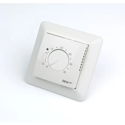 DEVI DEVIreg 532 140F1037 — Электронный терморегулятор со встроенным корпусом, с датчиком пола и воздуха 140F1037 DEVI DEVIreg 532 140F1037 — Электронный терморегулятор со встроенным корпусом, с датчиком пола и воздуха 140F1037