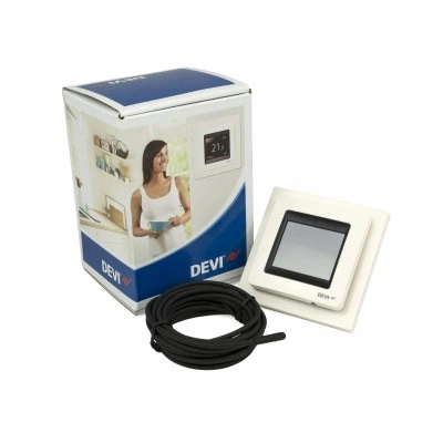 DEVI DEVIreg Touch 140F1064 — Программируемый терморегулятор с сенсорным дисплеем, белый 140F1064 DEVI DEVIreg Touch 140F1064 — Программируемый терморегулятор с сенсорным дисплеем, белый 140F1064