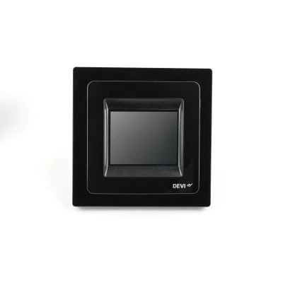 DEVI DEVIreg Touch 140F1069 — Программируемый терморегулятор с сенсорным дисплеем, черный 140F1069 DEVI DEVIreg Touch 140F1069 — Программируемый терморегулятор с сенсорным дисплеем, черный 140F1069