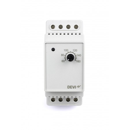 DEVI DEVIreg 330 140F1073 — Терморегулятор для систем обледенения, с датчиком на проводе, диапазон регулирования T +60…+160 °C 140F1073 DEVI DEVIreg 330 140F1073 — Терморегулятор для систем обледенения, с датчиком на проводе, диапазон регулирования T +60…+160 °C 140F1073