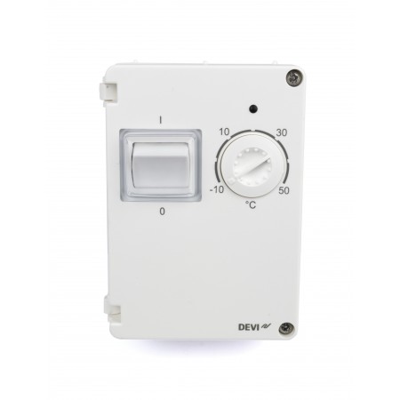 DEVI DEVIreg 610 140F1080 — Терморегулятор для управления системами защиты от обледенения, с датчиком 140F1080 DEVI DEVIreg 610 140F1080 — Терморегулятор для управления системами защиты от обледенения, с датчиком 140F1080