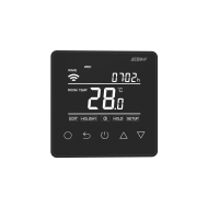 ДЕВИ 140F1143R — Терморегулятор ДЕВИ Prime c Wi-Fi черный IP 21, размеры 87 x 87 x 42 мм, диапазон регулирования температуры 5...40 °С 140F1143R