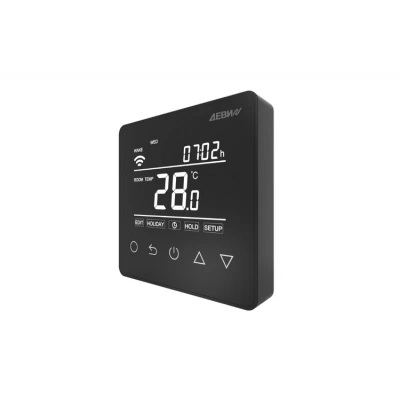 ДЕВИ 140F1143R — Терморегулятор ДЕВИ Prime c Wi-Fi черный IP 21, размеры 87 x 87 x 42 мм, диапазон регулирования температуры 5...40 °С 140F1143R ДЕВИ 140F1143R — Терморегулятор ДЕВИ Prime c Wi-Fi черный IP 21, размеры 87 x 87 x 42 мм, диапазон регулирования температуры 5...40 °С 140F1143R