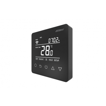 ДЕВИ 140F1143R — Терморегулятор ДЕВИ Prime c Wi-Fi черный IP 21, размеры 87 x 87 x 42 мм, диапазон регулирования температуры 5...40 °С 140F1143R ДЕВИ 140F1143R — Терморегулятор ДЕВИ Prime c Wi-Fi черный IP 21, размеры 87 x 87 x 42 мм, диапазон регулирования температуры 5...40 °С 140F1143R