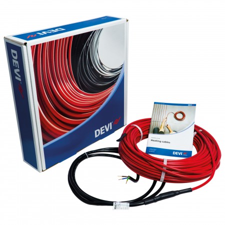 DEVI DEVIflex 18T (DTIP-18) 140F1242 — Двухжильный нагревательный кабель, мощность 820 Вт при 230 В, длина 44 м 140F1242 DEVI DEVIflex 18T (DTIP-18) 140F1242 — Двухжильный нагревательный кабель, мощность 820 Вт при 230 В, длина 44 м 140F1242