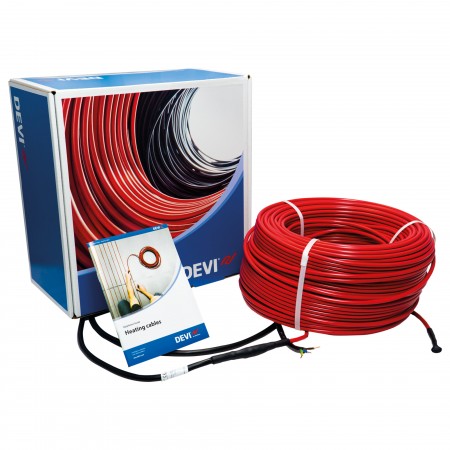 DEVI DEVIflex 18T (DTIP-18) 140F1252 — Двухжильный нагревательный кабель, мощность 2775 Вт при 230 В, длина 155 м 140F1252 DEVI DEVIflex 18T (DTIP-18) 140F1252 — Двухжильный нагревательный кабель, мощность 2775 Вт при 230 В, длина 155 м 140F1252