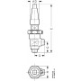 DANFOSS 148B5021 — Запорный клапан SVA-S 6 A ANG CAP 148B5021 DANFOSS 148B5021 — Запорный клапан SVA-S 6 A ANG CAP 148B5021