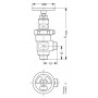 DANFOSS 148B5100 — Запорный клапан SVA-S 10 D ANG H-WHEEL 148B5100 DANFOSS 148B5100 — Запорный клапан SVA-S 10 D ANG H-WHEEL 148B5100