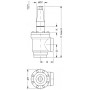 DANFOSS 148B6001 — Запорный клапан SVA-S 100 D ANG CAP 148B6001 DANFOSS 148B6001 — Запорный клапан SVA-S 100 D ANG CAP 148B6001
