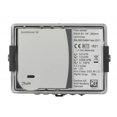 DANFOSS Преобразователь расхода ультразвуковой SonSensor30 для систем холодоснабжения, номинальный расход - 6,0 куб.м.час, минимальный расхо 187F4013P DANFOSS Преобразователь расхода ультразвуковой SonSensor30 для систем холодоснабжения, номинальный расход - 6,0 куб.м.час, минимальный расхо 187F4013P