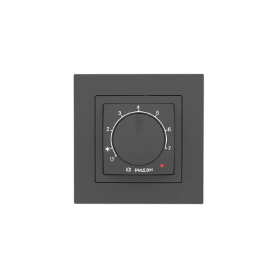 РИДАН 21RT1084R — Нагревательный мат TF-200 7 м² с терморегулятором Twist (черный) 21RT1084R РИДАН 21RT1084R — Нагревательный мат TF-200 7 м² с терморегулятором Twist (черный) 21RT1084R